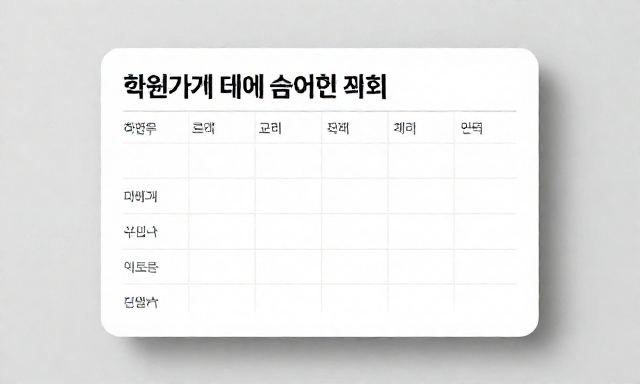 학원가격 관련 이미지 - 학원가격 뒤에 숨겨진 가치, 제대로 된 교육 공간을 선별하는 안목